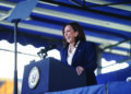 Kamala Harris cites challenges of ‘fragile’ world