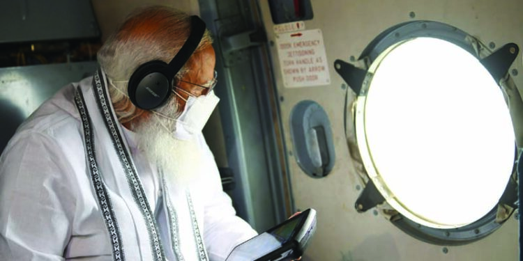Gujarat: PM Modi undertakes aerial survey of cyclone-affected areas; death toll climbs to 45 