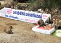 Thalapathy Vijay Makkal Iyakkam opens water tank, food bank for monkeys in Pudukkottai