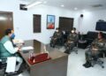 Lt Gen PS Minhas, GOC, Konark Corps, reviews functioning of Dhanvantri COVID Care Hospital