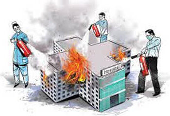 Fire at Bhavnagar COVID care centre; 61 patients shifted