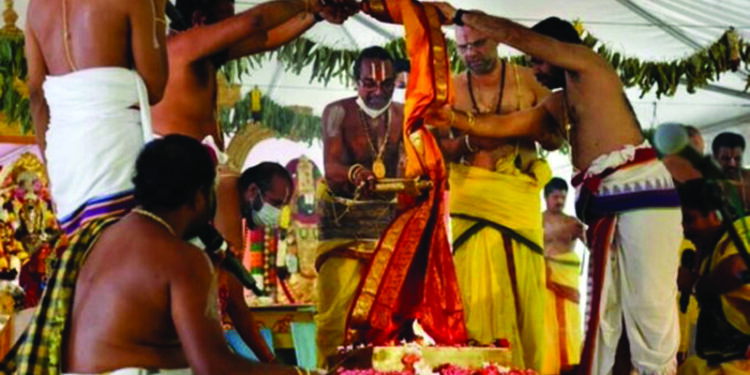 America Tirupati: Maha Kumbabishekam held amid loud chants of Govinda! Govinda! in the air