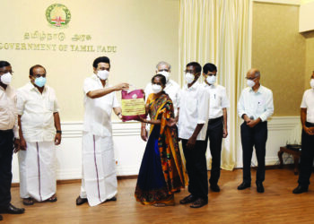 To mark the DMK Patriarch Kalaignar Karunanidhi’s 97-th birth day, TN CM Stalin launches COVID-19 relief hamper distribution, second payout