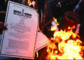 TN farmers burn copies of 3 farm laws, demand their repeal