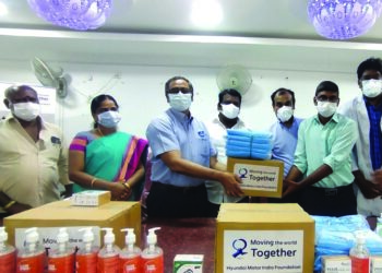 HMI Foundation Hands Over Medical Supplies To Officials in Sriperumbudur