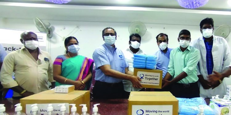 HMI Foundation Hands Over Medical Supplies To Officials in Sriperumbudur