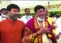 Railway and Commerce Minister Piyush Goyal offers worship at Tirumala temple