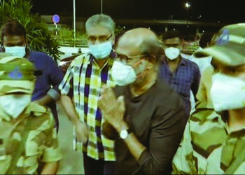 Superstar Rajinikanth leaves for US for routine medical check-up