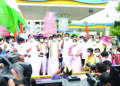 Cong leaders, cadres holds protest against fuel price hike across TN