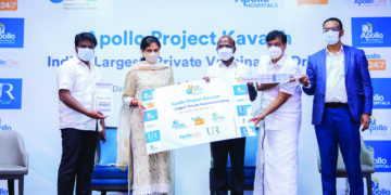TN Medical Minister Ma Subramanian inaugurates Apollo Hospital Group’s mega pan-India COVID vaccination drive