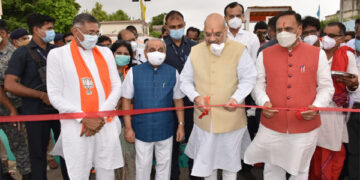 Shah confers with Gujarat govt over redevelopment of 122 housing colonies in Gandhinagar LS constituency