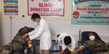 World Blood Donor Day: Golden Katar Divn of Army donates 200 unit of blood