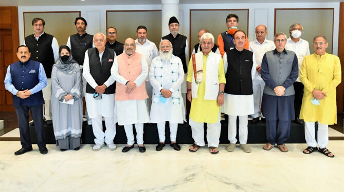 PM Modi, HM Shah meet J-K political leadership to chalk out future course of action
