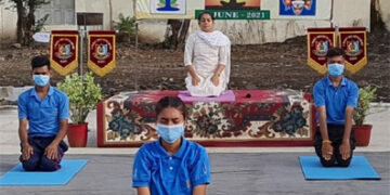 Yoga Day: Staff, Cadets of Gujarat NCC Directorate observe Common Yoga Protocol at home