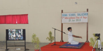 Balachadians virtually celebrate 7th International Yoga Day