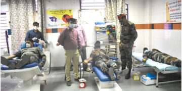 Army Air Defence unit holds blood donation camp for Thalassemia patients at Bhuj