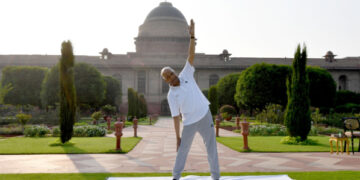 Yoga can be extremely helpful during COVID: President Kovind; Yoga good for people & country: V-P Naidu