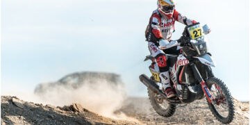 Hero MotoSports team rally posts a strong result in stage 3 of Rally Kazakhstan; Franco Caimi achieves top 5 position