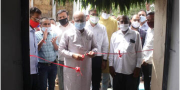 Gujarat Education Minister commissions community RO plant donated by Cadila Pharma at Transad
