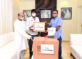 COVID-19 aid: Isha donates medical equipment to DMK Youth Wing Secretary and MLA Udhayanidhi Stalin