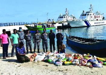 Indian Coast Guard, forest officials seize over one tonne of sea cucumber in Tamil Nadu