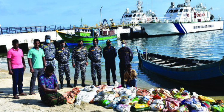 Indian Coast Guard, forest officials seize over one tonne of sea cucumber in Tamil Nadu