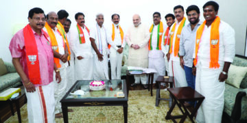 Union Govt committed towards Pondy’s all-round development: Amit Shah assures BJP MLAs