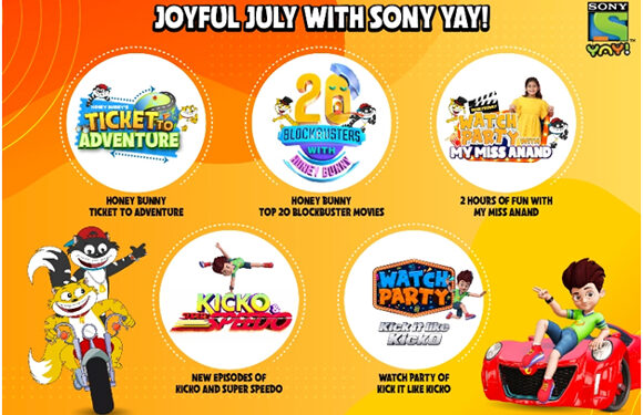 Sony YAY introduces kids to brand new stories and much more of their favourite YAY! Toons 