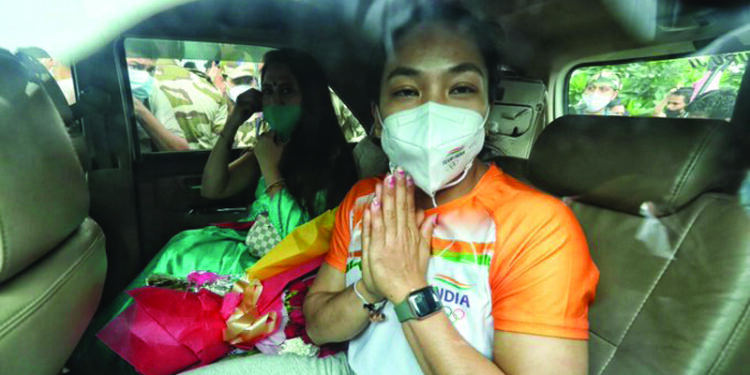 Emotional homecoming: Mirabai Chanu breaks down on meeting mother