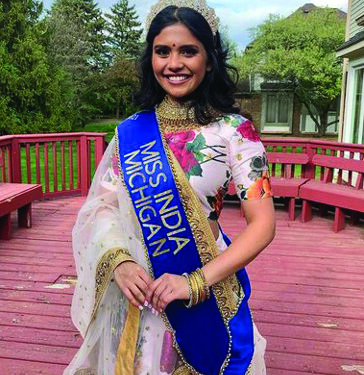 Vaidehi Dongre from Michigan crowned Miss India USA
