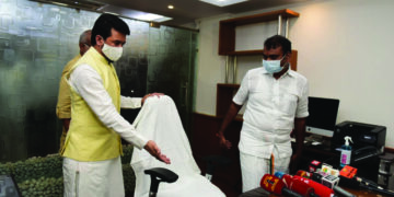 L Murugan assumes charge as MoS Fisheries, Animal Husbandry and Dairying