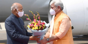 President Kovind completes four years in office, arrives in Srinagar