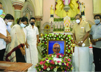 Stalin pays homage to human rights activist Stan Swamy
