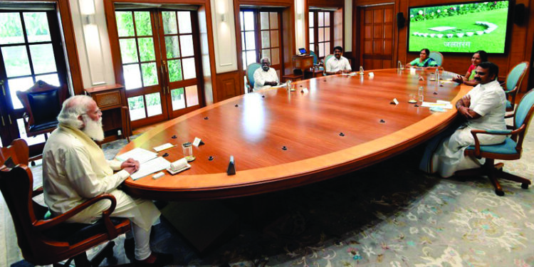 Tamil Nadu BJP chief, party MLAs meet PM Modi