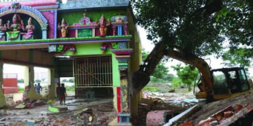 Hindu Munnani stages protest against Covai civic body’s demolition of 9 temples
