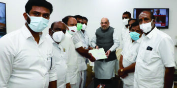 After meeting PM, AIADMK supremos urge Home Minister Amit Shah to safeguard TN’s interests