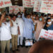 Gujarat Cong stages protest and demands SC-monitored probe into Pegasus row