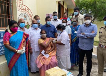 Dr Tamilisai Soundararajan to get vaccine second dose along with tribals in Telangana