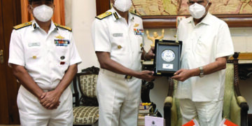 Director-General of Coast Guard K Natarajan calls on TN Governor