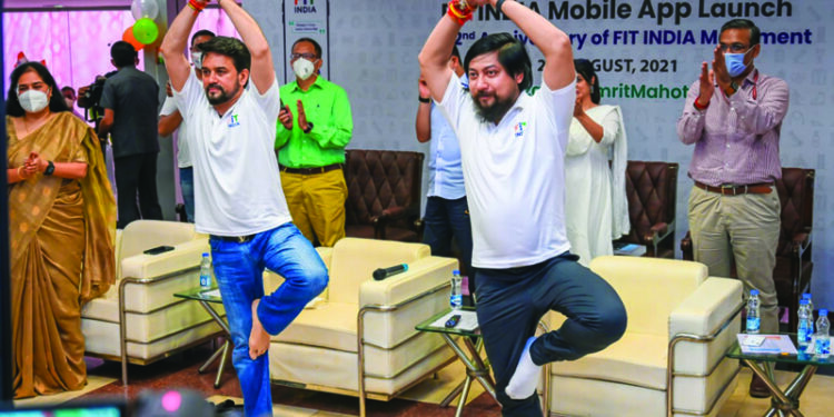 Sports Minister Thakur launches Fit India Mobile App on National Sports Day