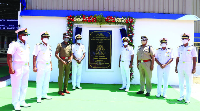 Hovercraft maintenance hangar inaugurated at ICG station, Mandapam