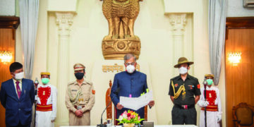 La Ganesan sworn in as 17th governor of Manipur