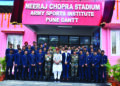 Rajnath Singh felicitates Defence Forces Olympians, renames ASI stadium after Neeraj Chopra