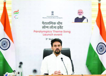 Sports Minister Anurag Thakur launches official theme song for India’s Paralympic contingent