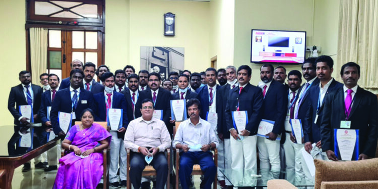 Southern Railway PCCM felicitates special ticket checking squads, sportspersons