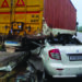 Five members of family killed as car rams into container truck