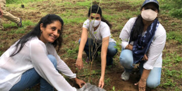 FICCI Flo Ahmedabad Chapter, Friends of Environment plant over 200 trees in Ahmedabad