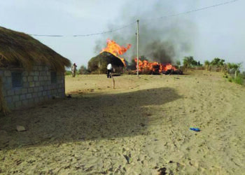 MiG 21 fighter aircraft crashes in Barmer in Rajasthan, pilot ejects