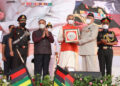 Gujarat Governor, CM Rupani receive Western Swarnim Vijay Varsh Victory Flame at Sabarmati Riverfront