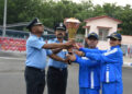 South Western Air Command Headquarters in Gandhinagar receives ‘Swarnim Vijay Mashaal’